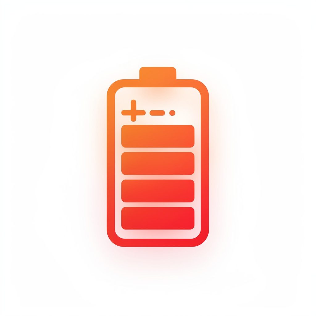 Battery icon for solar