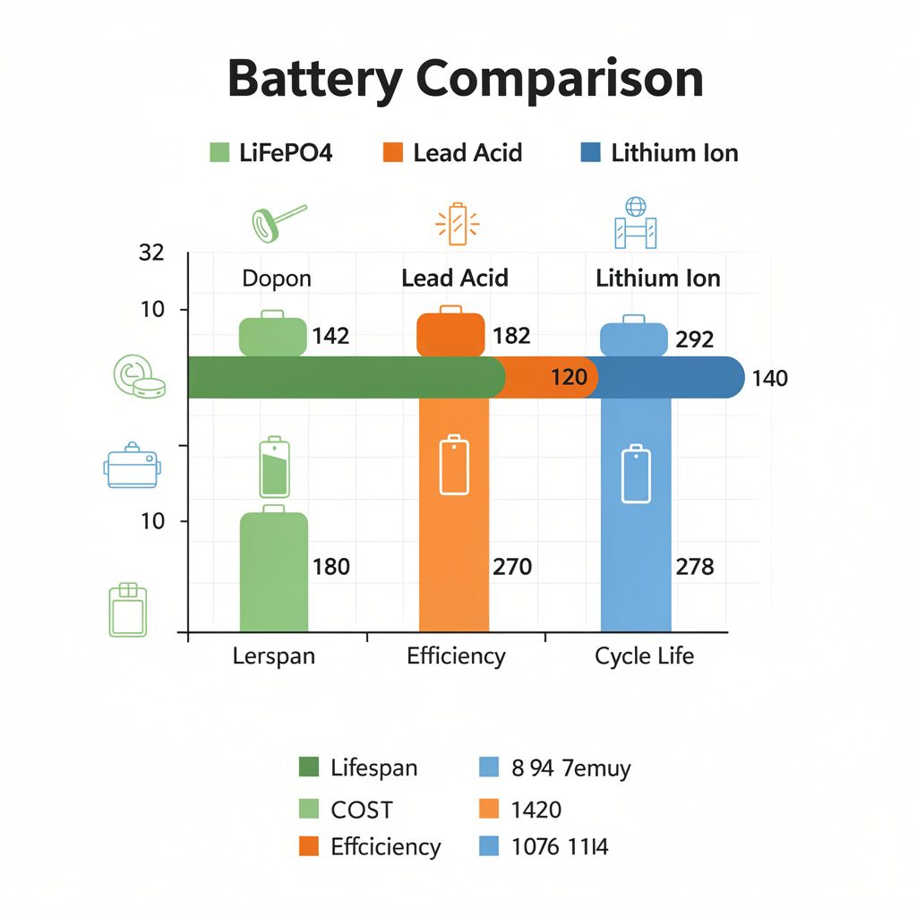 Battery comparison for solar